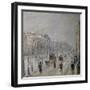 The Effect of Snow on the Boulevard's Appearance-Camille Pissarro-Framed Giclee Print