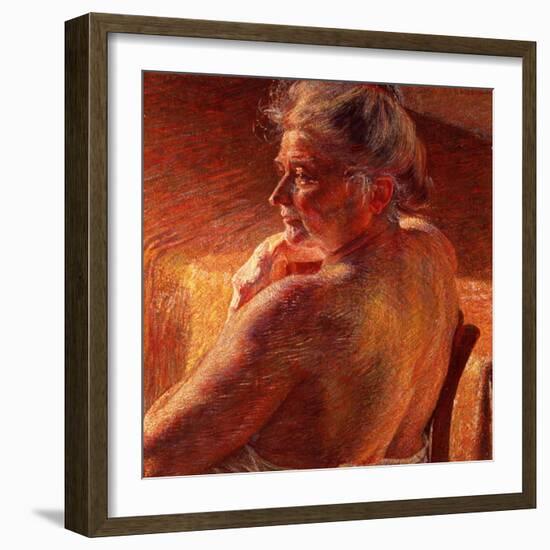 The Effect of Sunlight, 1909-Umberto Boccioni-Framed Giclee Print