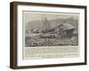 The Effect of the Gale, Wrecks at Wemyss on the Firth of Forth-null-Framed Giclee Print