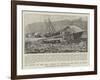 The Effect of the Gale, Wrecks at Wemyss on the Firth of Forth-null-Framed Giclee Print