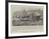 The Effect of the Gale, Wrecks at Wemyss on the Firth of Forth-null-Framed Giclee Print