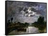 The Effect of the Moon, 1891-Eugène Boudin-Framed Stretched Canvas