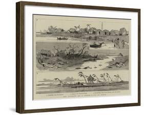 The Effects of a Storm Wave in India-null-Framed Giclee Print