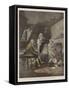 The Effects of Extravagance and Idleness-George Morland-Framed Stretched Canvas