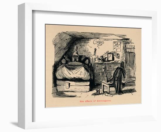 'The Effects of Extravagance', c1860, (c1860)-John Leech-Framed Giclee Print