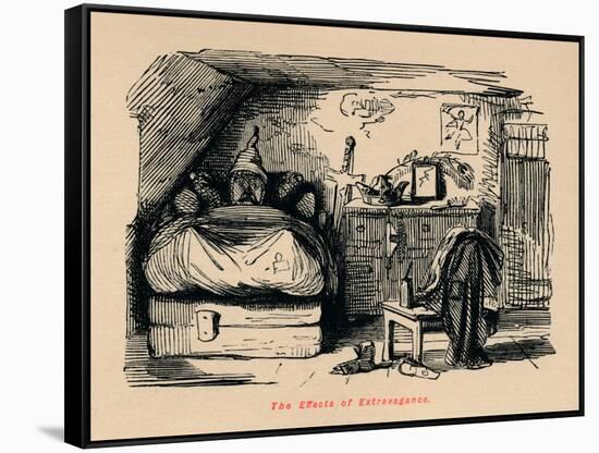 'The Effects of Extravagance', c1860, (c1860)-John Leech-Framed Stretched Canvas