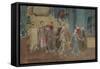 The Effects of Good Government in the City And Country-Lorenzetti Ambrogio-Framed Stretched Canvas