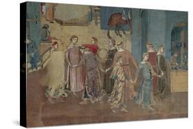The Effects of Good Government in the City And Country-Lorenzetti Ambrogio-Stretched Canvas