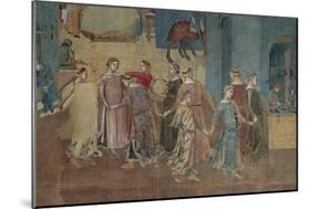 The Effects of Good Government in the City And Country-Lorenzetti Ambrogio-Mounted Giclee Print