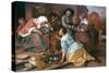 The Effects of Intemperance, 1663-1665-Jan Steen-Stretched Canvas