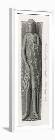 The Effigy of William Longspee Earl of Salisbury: in Salisbury Cathedral-J. Mitan-Framed Art Print