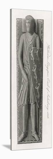 The Effigy of William Longspee Earl of Salisbury: in Salisbury Cathedral-J. Mitan-Stretched Canvas