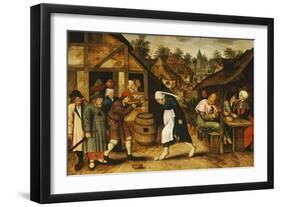 The Egg Dance-Pieter Bruegel the Elder-Framed Giclee Print