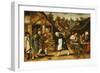 The Egg Dance-Pieter Bruegel the Elder-Framed Giclee Print