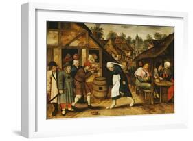 The Egg Dance-Pieter Bruegel the Elder-Framed Giclee Print