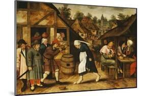 The Egg Dance-Pieter Bruegel the Elder-Mounted Giclee Print