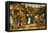 The Egg Dance-Pieter III Brueghel-Framed Stretched Canvas