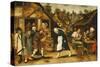 The Egg Dance-Pieter III Brueghel-Stretched Canvas