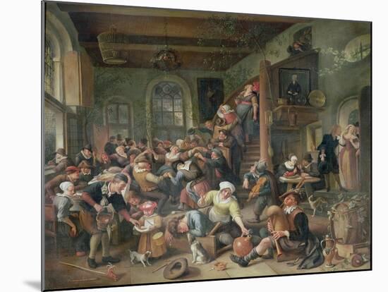 The Egg Dance-Jan Havicksz. Steen-Mounted Giclee Print