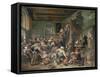 The Egg Dance-Jan Havicksz. Steen-Framed Stretched Canvas