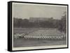 The Egyptian Army, an Infantry Battalion on Parade-null-Framed Stretched Canvas