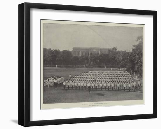 The Egyptian Army, an Infantry Battalion on Parade-null-Framed Giclee Print