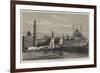 The Egyptian Crisis, Entrance to the Citadel, Cairo-null-Framed Giclee Print