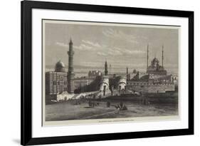 The Egyptian Crisis, Entrance to the Citadel, Cairo-null-Framed Giclee Print