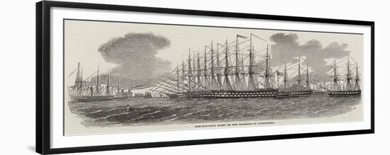 The Egyptian Fleet in the Harbour of Alexandria-null-Framed Giclee Print