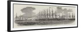 The Egyptian Fleet in the Harbour of Alexandria-null-Framed Giclee Print