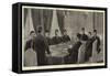 The Egyptian Government, a Meeting of the Khedive and His Council-null-Framed Stretched Canvas