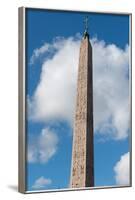 The Egyptian Obelisk in the Middle of Piazza Del Popolo, Rome, Lazio, Italy, Europe-Carlo-Framed Photographic Print