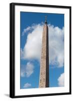 The Egyptian Obelisk in the Middle of Piazza Del Popolo, Rome, Lazio, Italy, Europe-Carlo-Framed Photographic Print