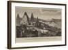 The Egyptian Pyramids with a View of Part of the Nile, Etc-null-Framed Giclee Print