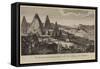 The Egyptian Pyramids with a View of Part of the Nile, Etc-null-Framed Stretched Canvas