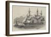 The Egyptian Screw Steam-Frigate Sharkie, Sketched Off Blackwall-Edwin Weedon-Framed Giclee Print