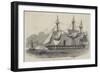 The Egyptian Screw Steam-Frigate Sharkie, Sketched Off Blackwall-Edwin Weedon-Framed Giclee Print