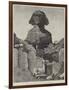 The Egyptian Sphinx at Ghizeh, Near Cairo, with the Excavations in Progress-null-Framed Giclee Print