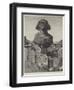 The Egyptian Sphinx at Ghizeh, Near Cairo, with the Excavations in Progress-null-Framed Giclee Print