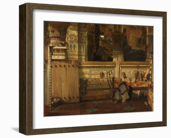 The Egyptian Widow, 1872-Lawrence Alma-Tadema-Framed Giclee Print