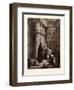 The Egyptians Urge Moses to Depart-Gustave Dore-Framed Giclee Print