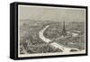 The Eiffel Tower, 1,000 Feet High, to Be Erected at the Paris Exhibition of 1889-null-Framed Stretched Canvas