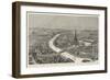 The Eiffel Tower, 1,000 Feet High, to Be Erected at the Paris Exhibition of 1889-null-Framed Giclee Print