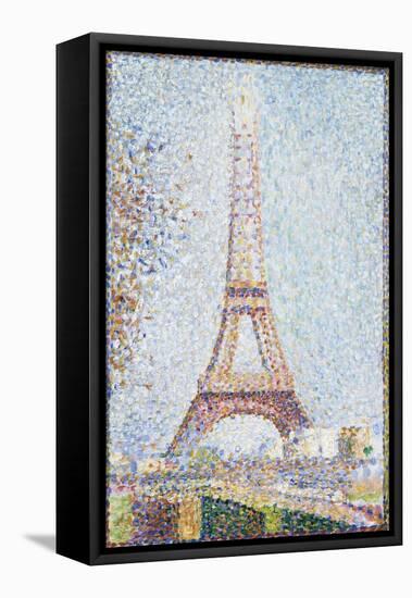 The Eiffel Tower, 1889-Georges Seurat-Framed Stretched Canvas
