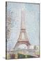 The Eiffel Tower, 1889-Georges Seurat-Stretched Canvas