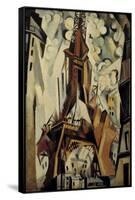 The Eiffel Tower, 1910-Robert Delaunay-Framed Stretched Canvas