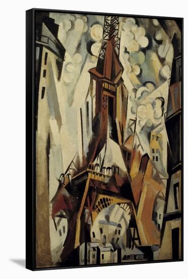 The Eiffel Tower, 1910-Robert Delaunay-Framed Stretched Canvas