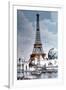 The Eiffel Tower and 'Globe Celeste' at the 1900 World Exposition-null-Framed Photo