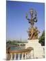 The Eiffel Tower and River Seine from the Pont Alexandre III (Bridge), Paris, France, Europe-Gavin Hellier-Mounted Photographic Print