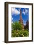 The Eiffel Tower and Rose Garden, Paris, France-Russ Bishop-Framed Photographic Print